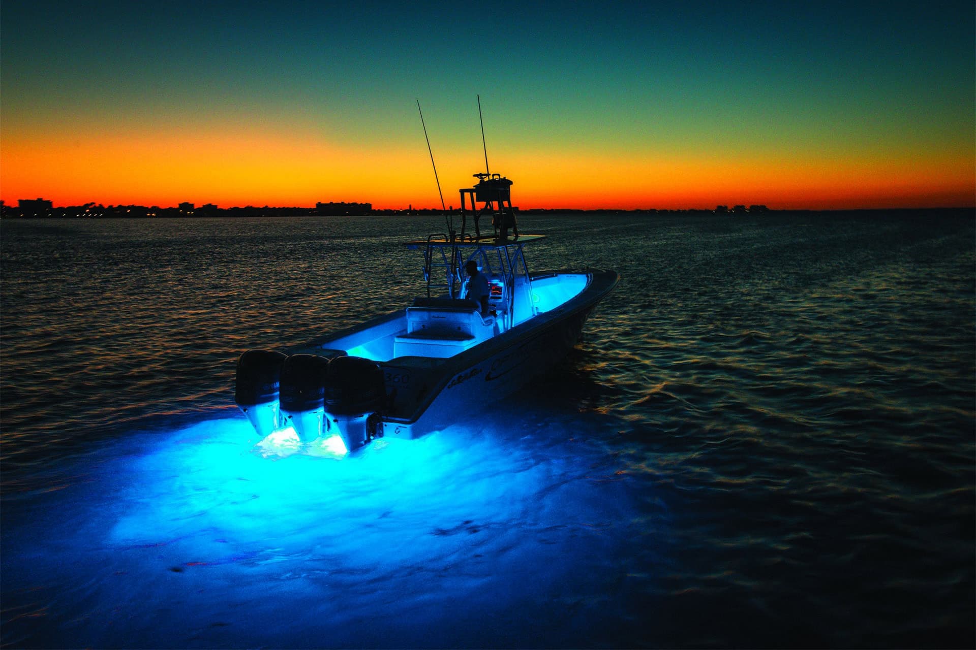 LED Underwater Transom Lights Single – Cool Water Products