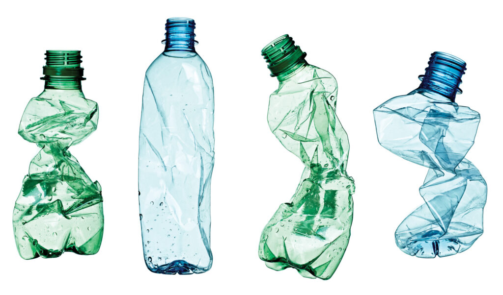 PET plastic bottles