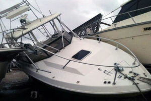 Superstorm Sandy boat damage