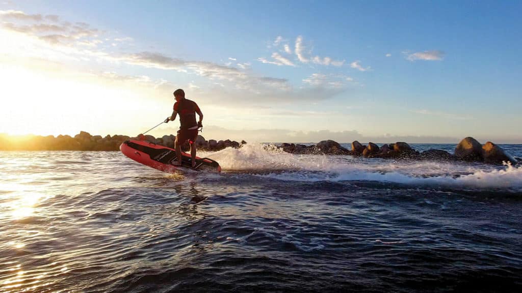 lampuga electric surfboard