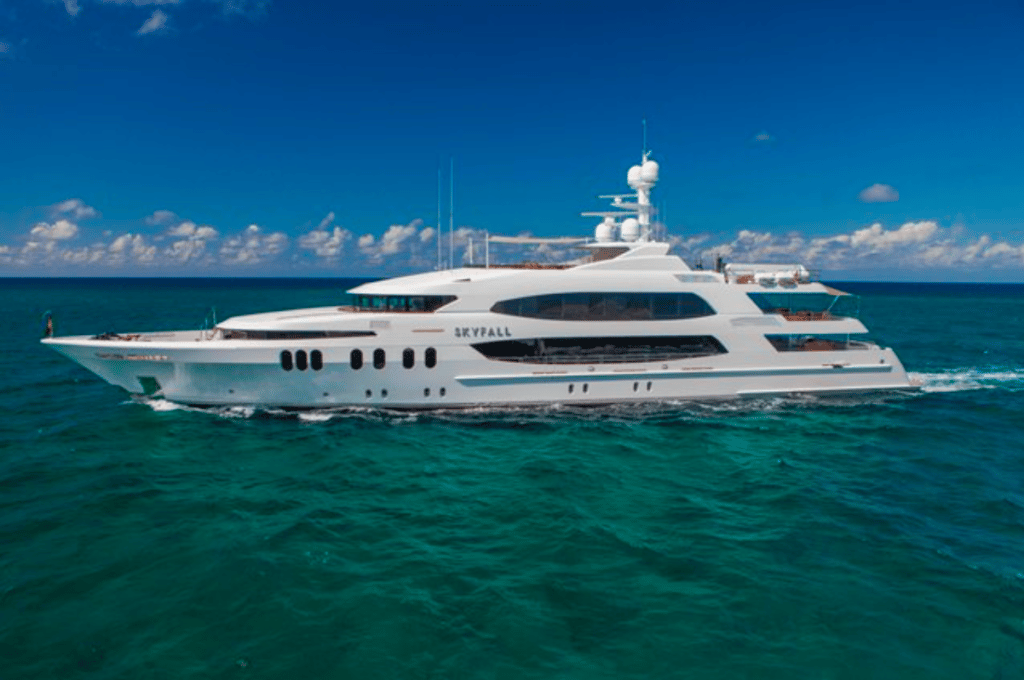 Trinity yacht Skyfall