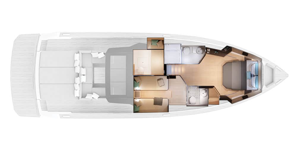 Pardo 50 interior from top