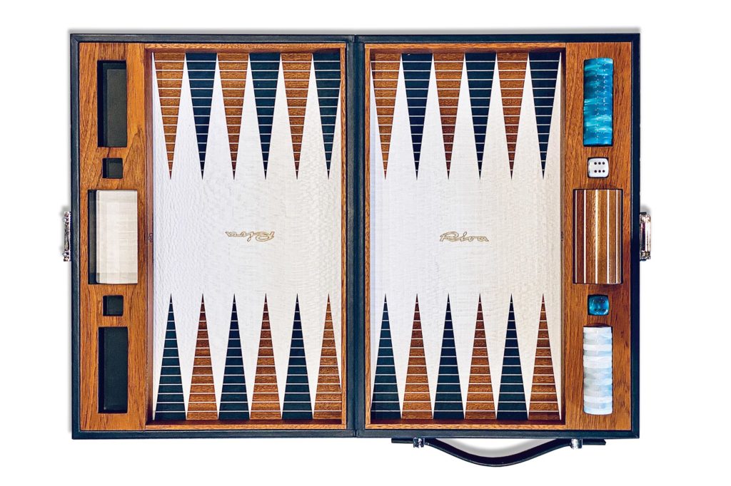 Riva’s Leather Backgammon