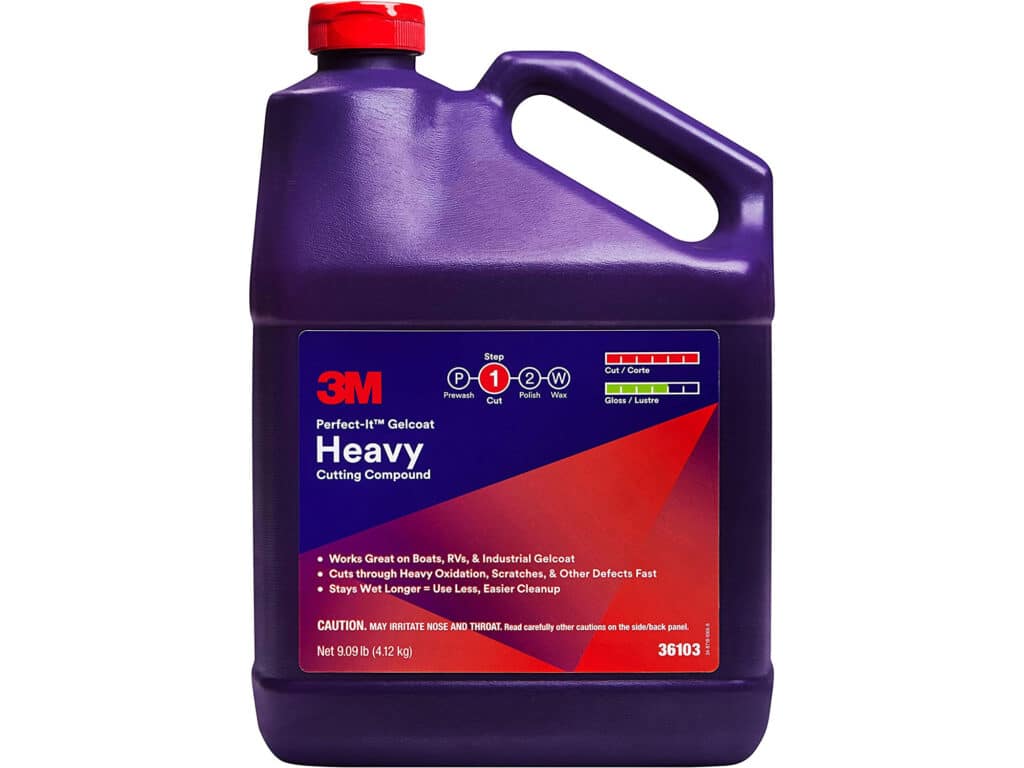 3M gelcoat cutting compound