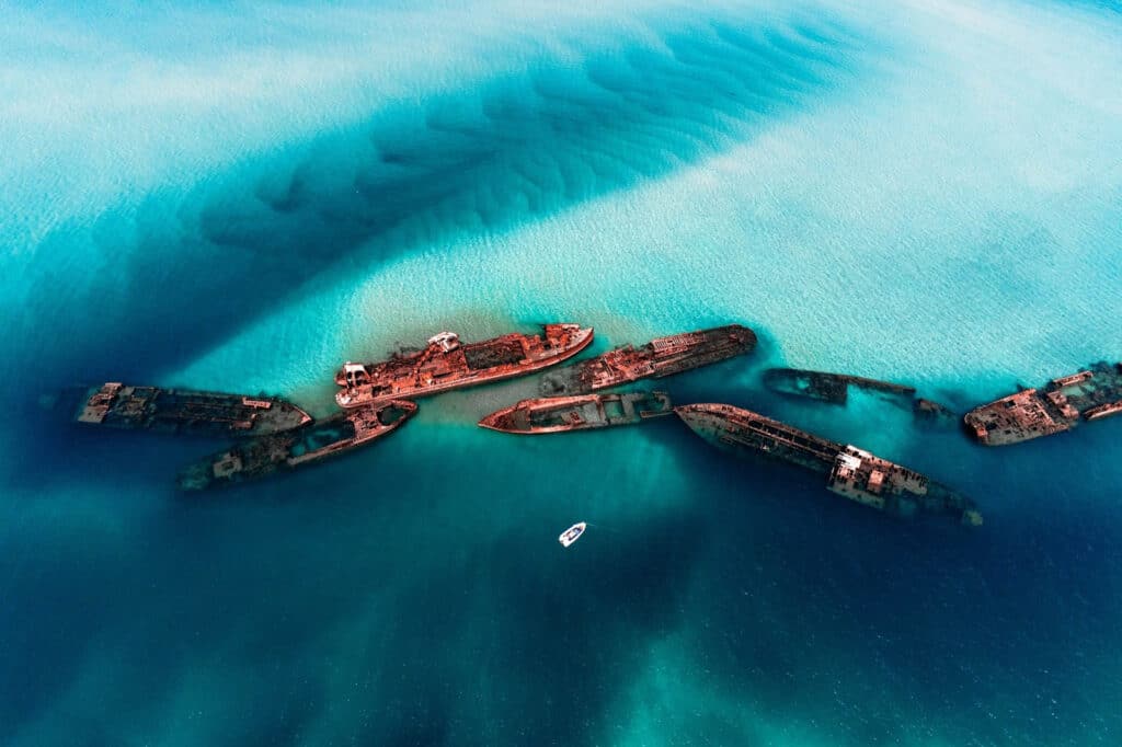 Tangalooma shipwrecks